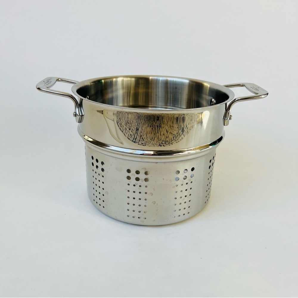 All-Clad Stainless Steel Pasta Pot Strainer Insert